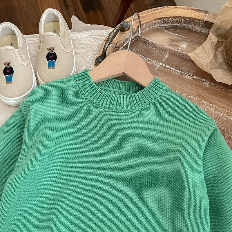 Toddler Solid Color Sweater