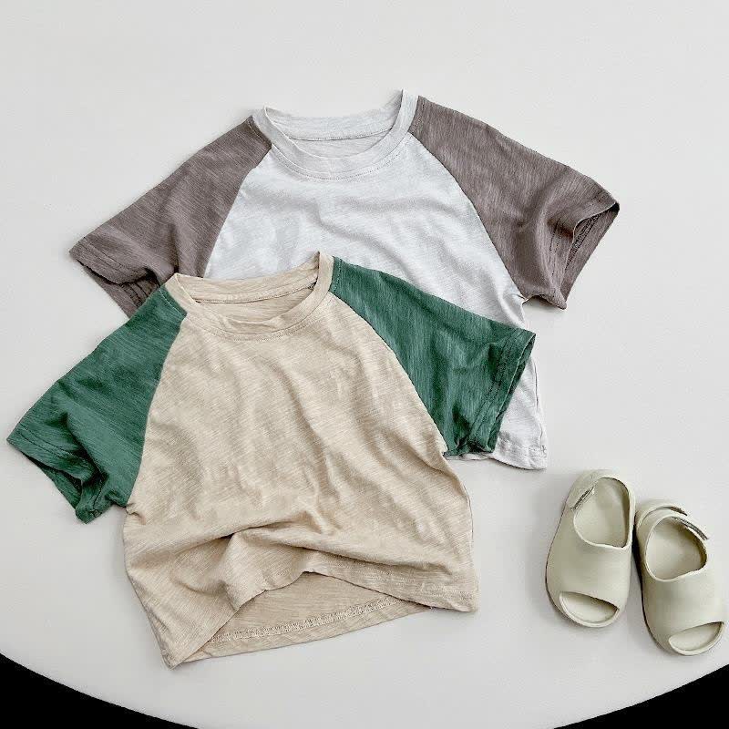 Toddler Color Block Loose T-Shirt
