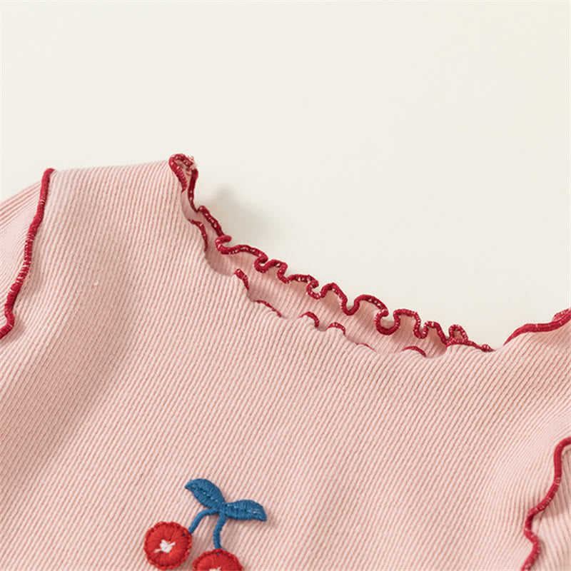 Toddler Girl Cherry Sweatshirt
