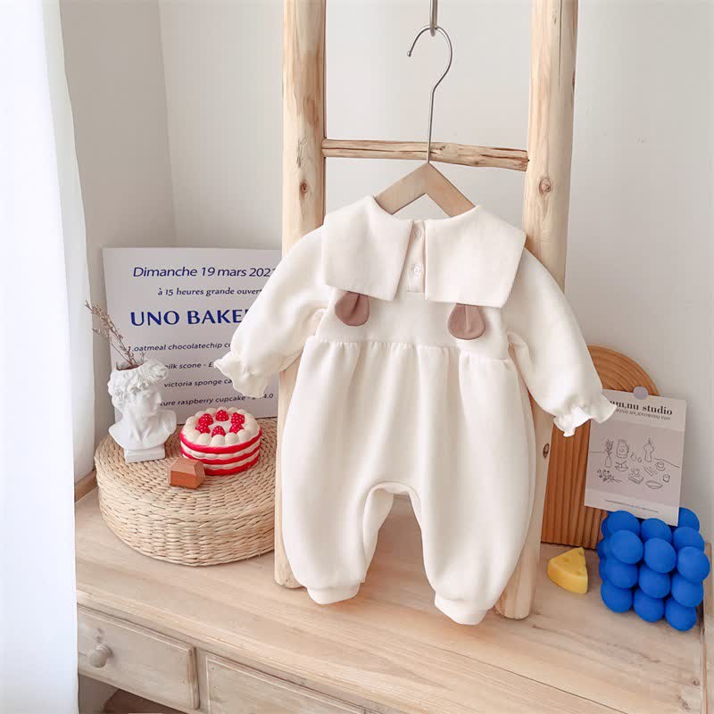 Baby Bear Peter Pan Collar Romper