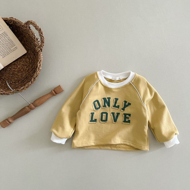 ONLY LOVE Toddler Boy Sweatshirt
