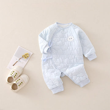 Baby Newborn Quilted Cloud Kimono Romper