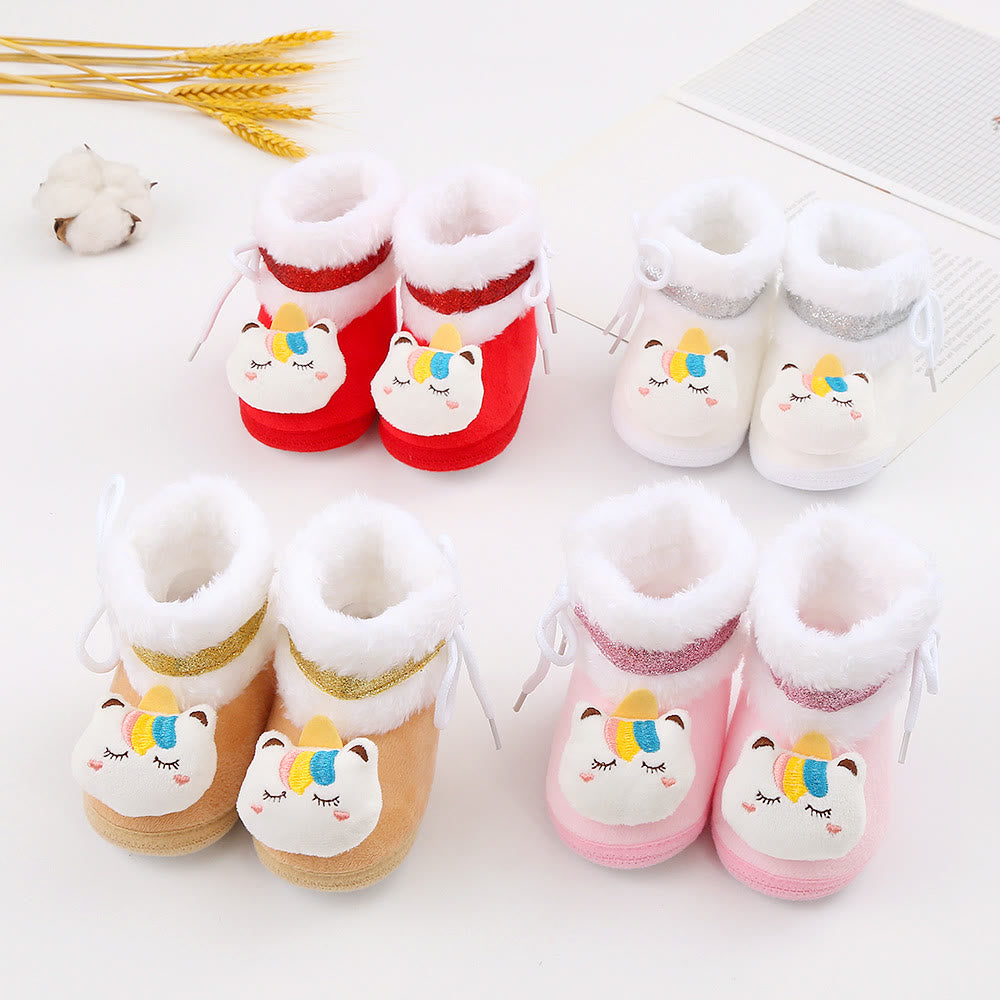 Baby Cat Fleece Pre-walker Snow Boot