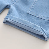 DINO Baby Toddler Tee and Denim Shorts Set