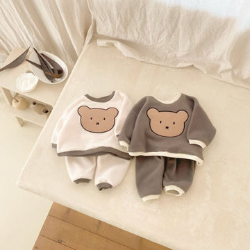 Baby Bear Casual Sweatsuit 2 Pieces Set