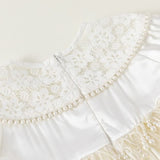 Toddler Girl Pearl Tulle Dress