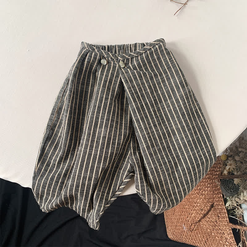 Toddler Boy Striped Harem Pants