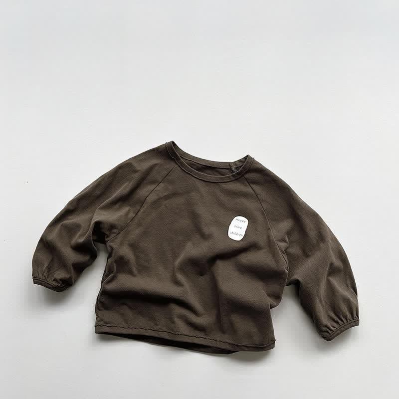 HAPPY TIME CHILDREN Toddler Crew Neck T-Shirt