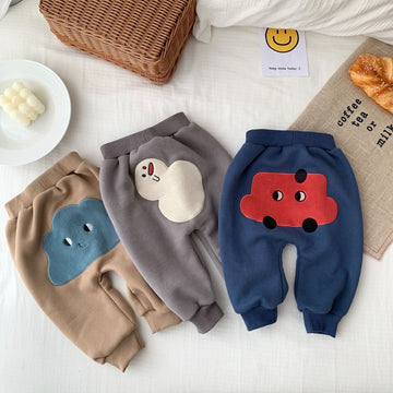 Baby Car Cloud Snowman Lovely Pants