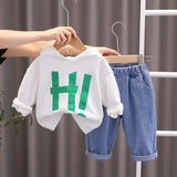 HI Baby Toddler Hoodie and Jeans Set
