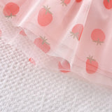 Toddler Girl Strawberry Pineapple Lemon Tulle Dress