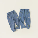 Toddler Girl Cherry Pineapple Denim PantsCherry