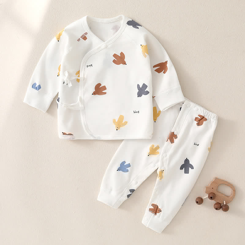 BIRD Baby Newborn Pajamas Set