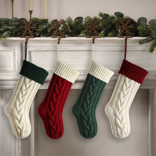 Baby Knitted Christmas Holiday Accessories Socks
