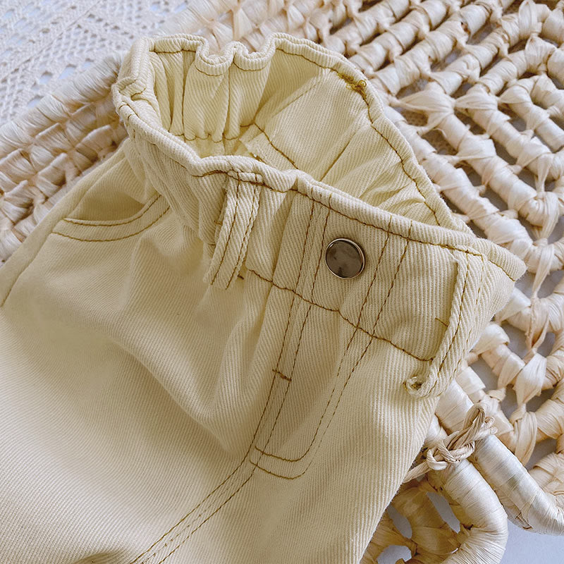 Baby Toddler Solid Color Denim Pants