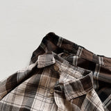 Toddler Boy Retro Plaid Polo Shirt