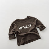 MOMENT Toddler Striped Loose Shirt