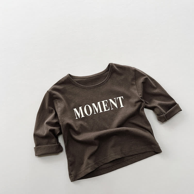MOMENT Toddler Striped Loose Shirt