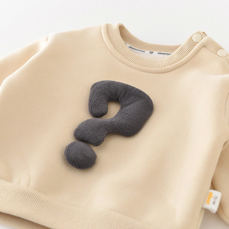 Baby Toddler Fleece Lined Sweatshirt and Pants Set