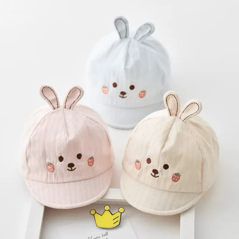 Baby Bunny Strawberry Sun Hat