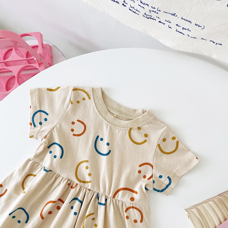 Baby Toddler Smiley Loose Dress