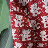 Toddler Bear Knitted Casual 3 Pieces Set
