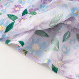 Toddler Girl Bowknot Lapel Collar Flower Dress
