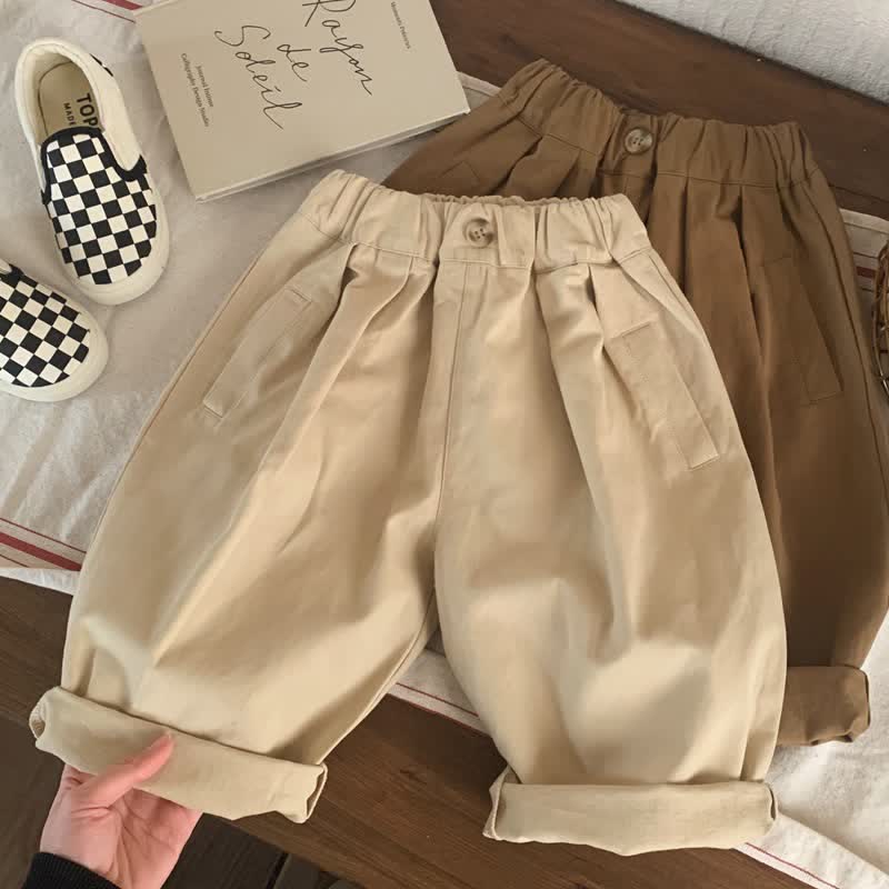 Toddler Boy Retro Casual Pants