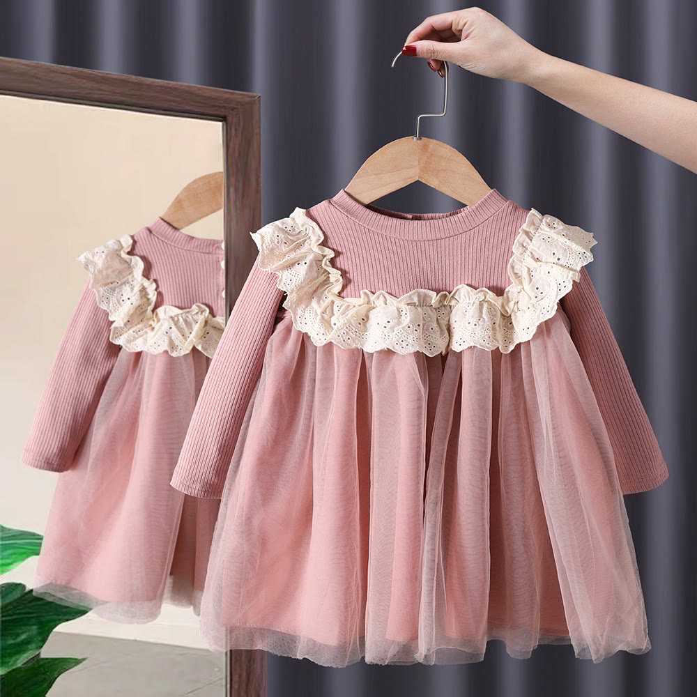 Toddler Girl Lace Tulle Dress