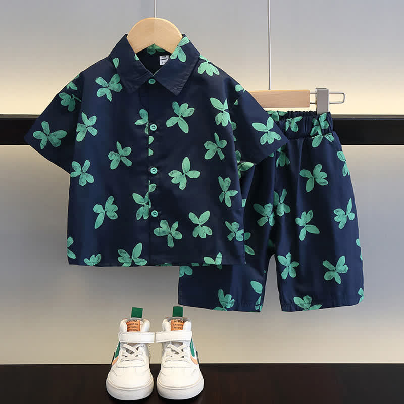 Toddler Boys Bear Leaf 2 Pieces Set