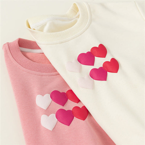 Toddler Girl Heart Sweatshirt