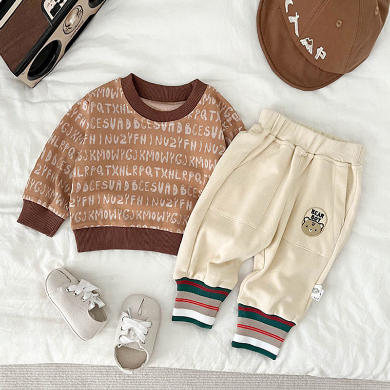 Baby Letter Top BEAR BOY Panst