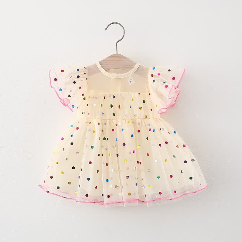 Baby Ruffled Polka Dot Tutu Dress