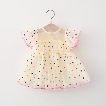 Baby Ruffled Polka Dot Tutu Dress