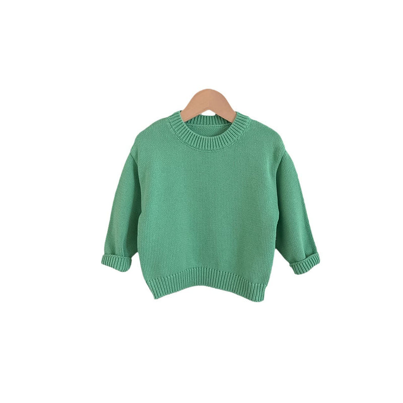 Toddler Solid Color Sweater