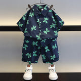Toddler Boys Bear Leaf 2 Pieces Set