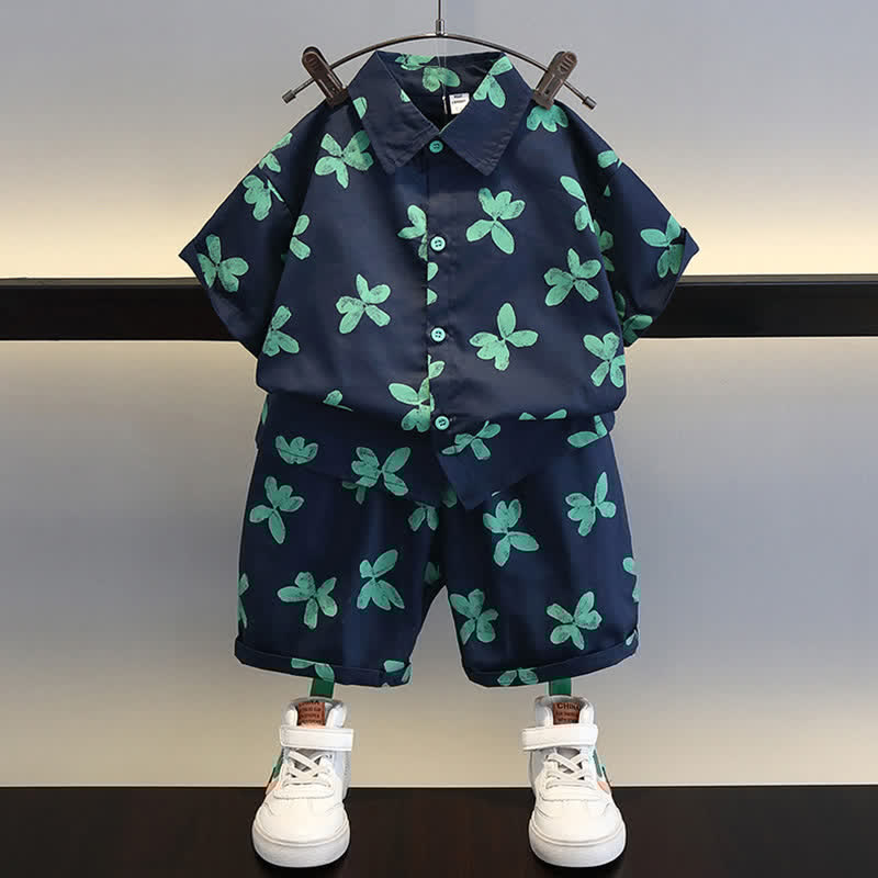 Toddler Boys Bear Leaf 2 Pieces Set