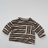 Toddler Boy Retro Striped Casual T-Shirt