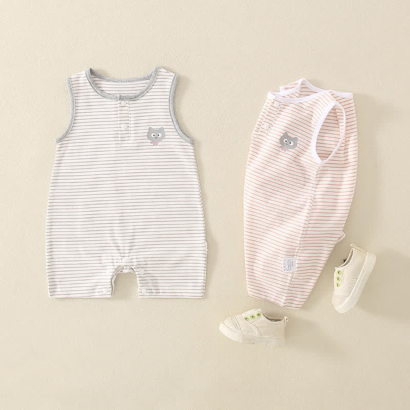 Baby Striped Owl Romper