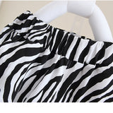 Toddler Boy Bear Tank Top and Zebra Striped Shorts Set