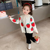 Toddler Girl Strawberry Sweet Cardigan