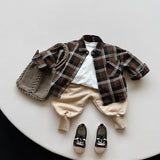 Toddler Boy Retro Plaid Polo Shirt