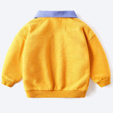 Toddler Boy Embroidered Polo Sweatshirt