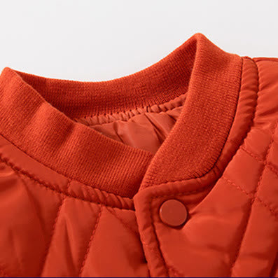 C Toddler Boy Letter Quilted Warm Coat