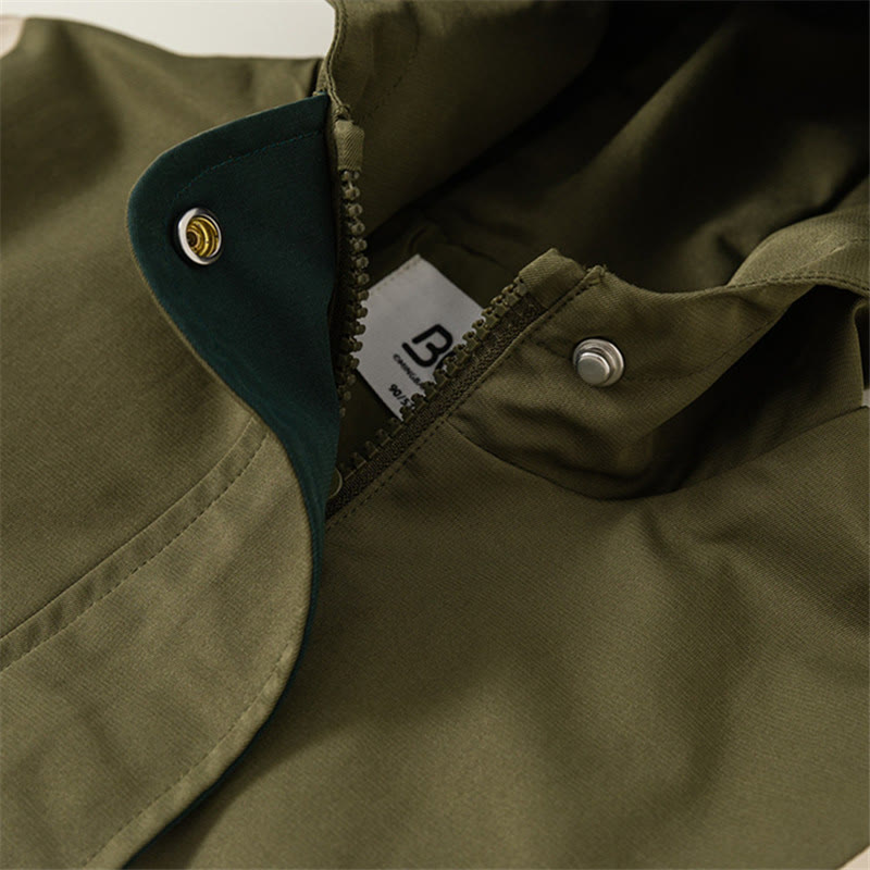 Toddler Color Block Hooded Jacket