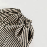 Toddler Boy Linen Striped Casual Shorts