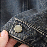 Toddler Black Denim Retro Style 2 Pieces Set