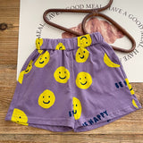 BE HAPPY Baby Toddler Smiley Tee and Shorts Set