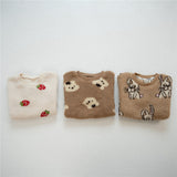 Toddler Animal Strawberry Fleece Sweatshirt