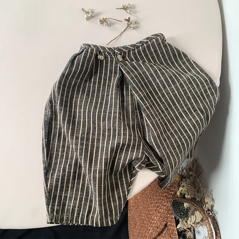 Toddler Boy Striped Harem Pants